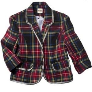 Harajuku Mini for Target Crop Jacket Plaid Tartan
